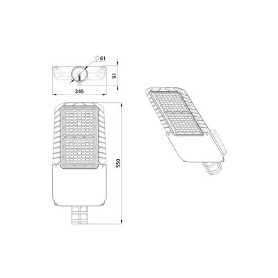   PROMLED  100 S  CRI80 2700 155*70 (,  8)