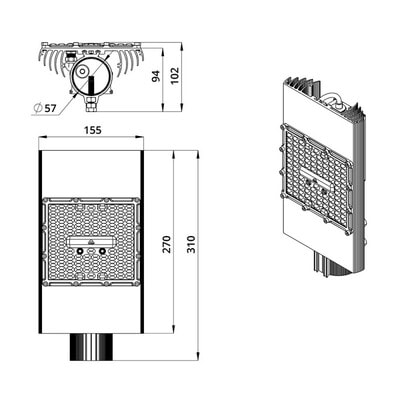   PROMLED  v2.0  100 4000 155*70 (,  5)