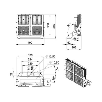   PROMLED  250 S 4000 135*55 (,  6)