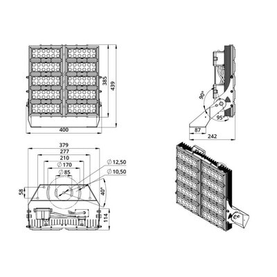   PROMLED  250 S CRI90 5700 12 (,  6)