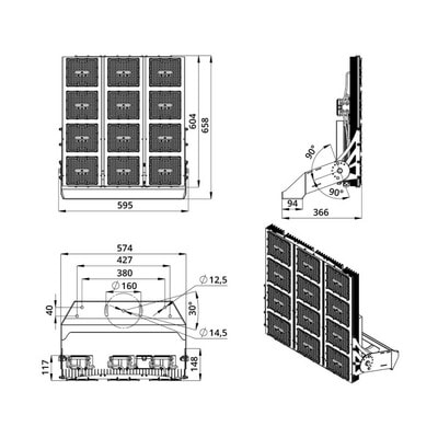   PROMLED  1000 S 3000 155*70 (,  6)