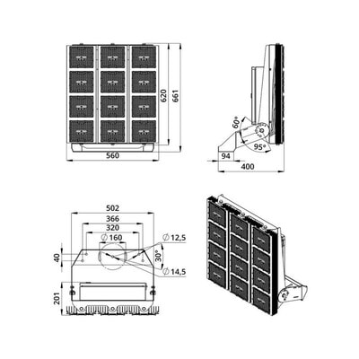   PROMLED  1000 S Box 3000 155*70 (,  6)