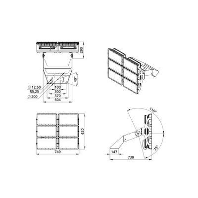   PROMLED  1200 X 4000 100*30 (,  6)