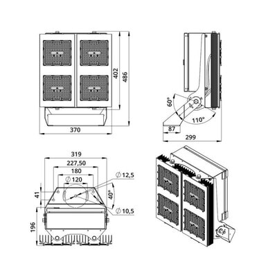   PROMLED  400 S Box 3000 155*70 (,  6)