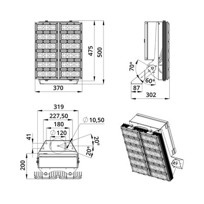   PROMLED  500 S Box 3000 12 (,  6)