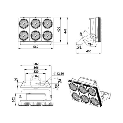   PROMLED  600 D Box 3000 120 (,  6)