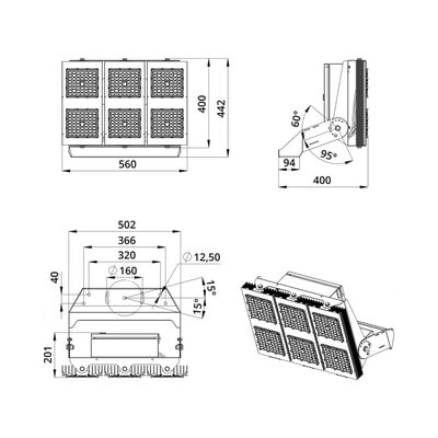   PROMLED  600 S Box 3000 135*55 (,  6)