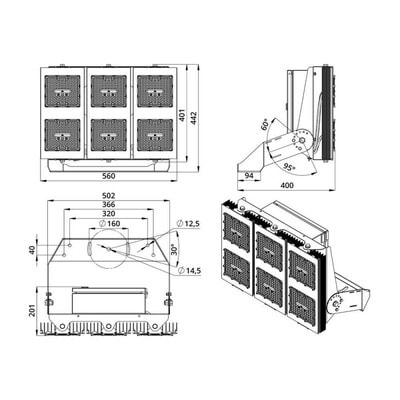   PROMLED  600 S Box 3000 155*70 (,  6)