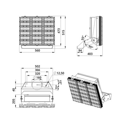   PROMLED  750 S Box 3000 12 (,  6)