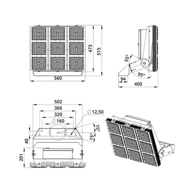   PROMLED  750 S Box 3000 135*55 (,  6)