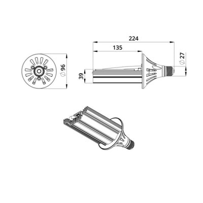   PROMLED  40- 100 COB 3000 (,  4)