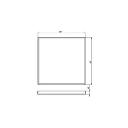   SVT SVT-ARM-U-595*595*40-47W-PR-SK.  2