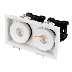   ARLIGHT CL-SIMPLE-S148x80-2x9W Warm3000 (WH, 45 deg) (Arlight, IP20 , 3 )